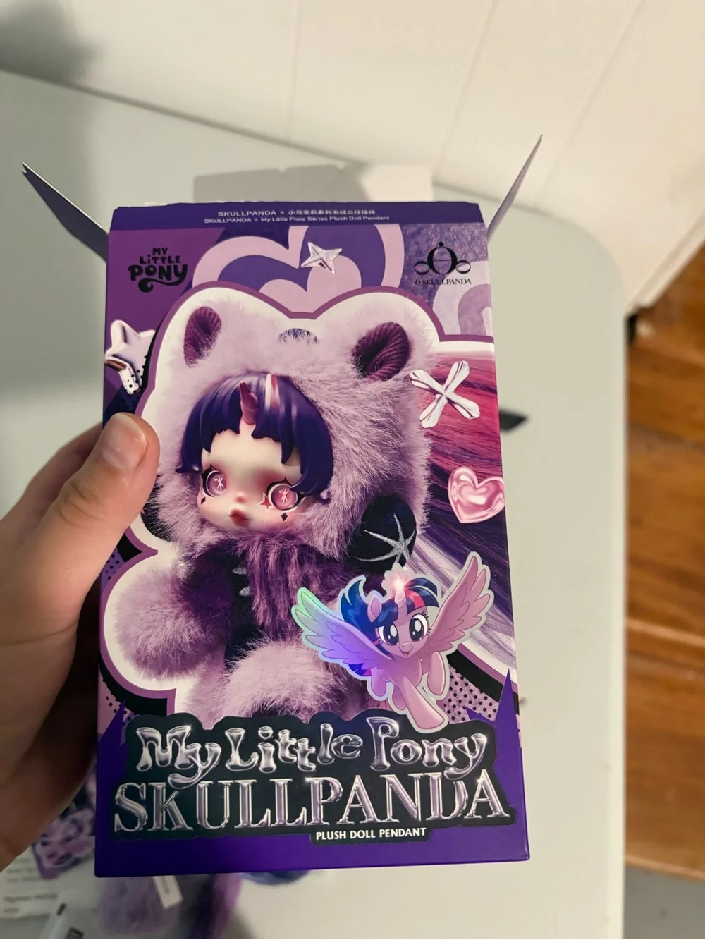 Pop Mart SKULLPANDA × My Little Pony Plush Doll Twilight Sparkle